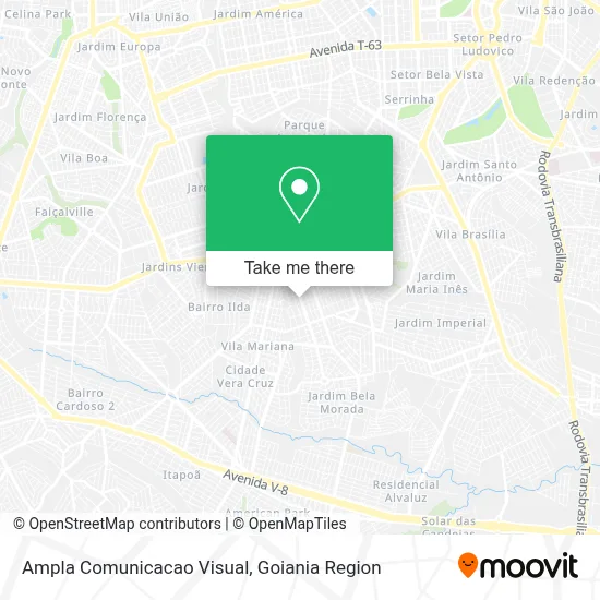 Ampla Comunicacao Visual map