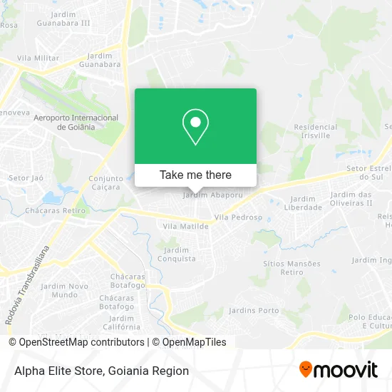 Alpha Elite Store map