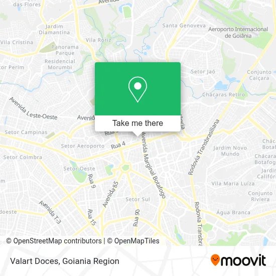 Valart Doces map