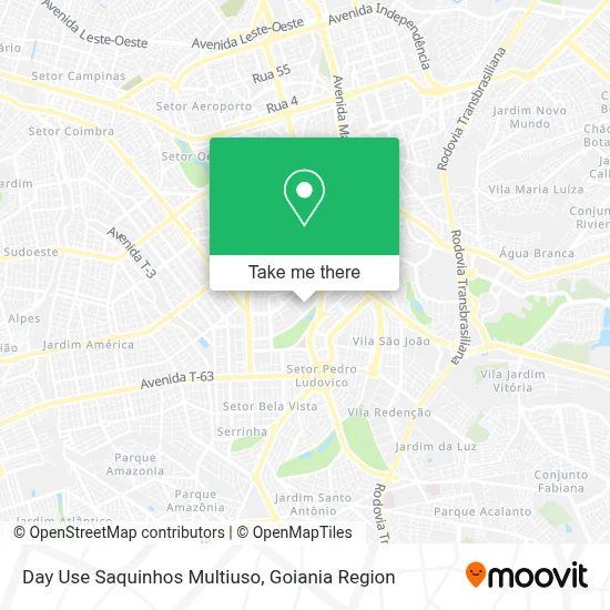 Day Use Saquinhos Multiuso map