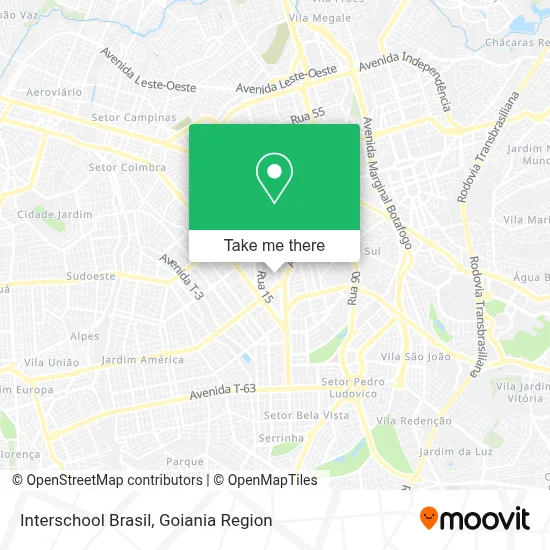 Interschool Brasil map