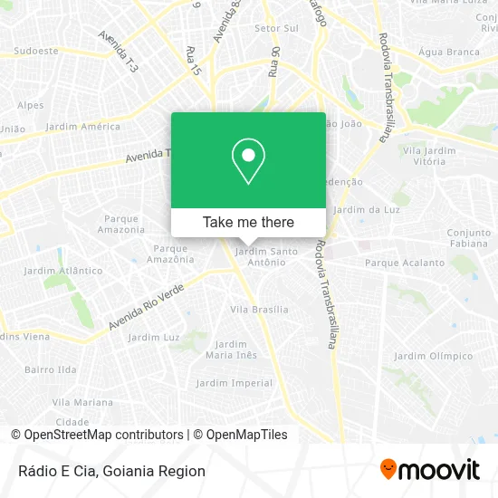 Rádio E Cia map