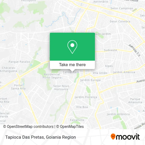 Tapioca Das Pretas map