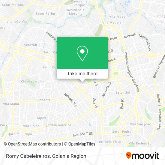 Romy Cabeleireiros map