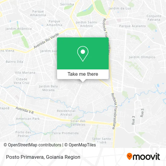 Posto Primavera map