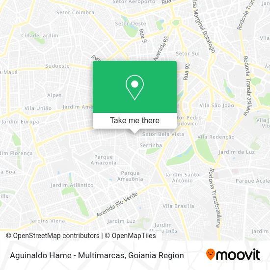 Aguinaldo Hame - Multimarcas map