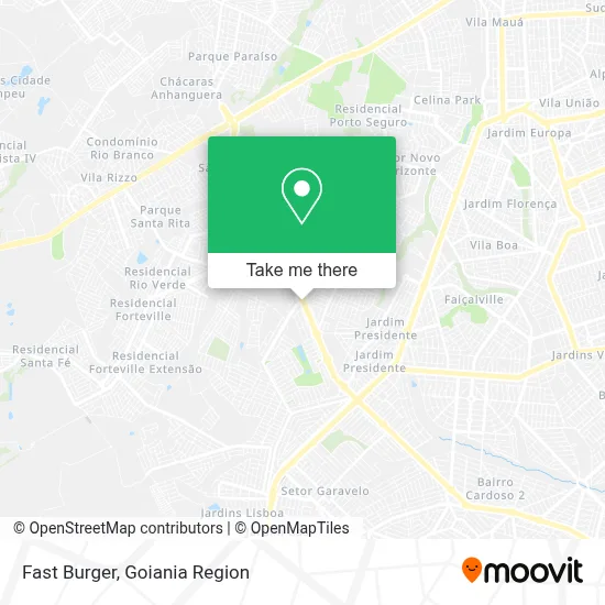 Fast Burger map