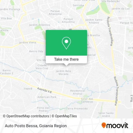 Auto Posto Bessa map