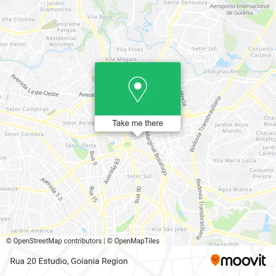 Rua 20 Estudio map
