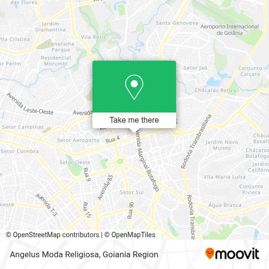 Angelus Moda Religiosa map