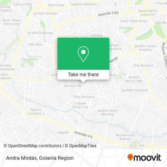 Andra Modas map