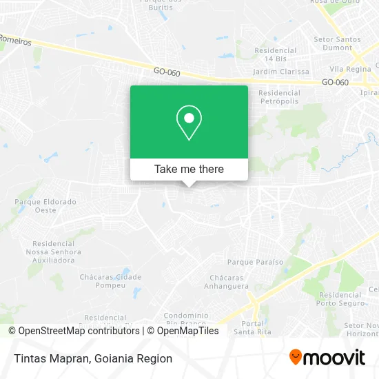 Tintas Mapran map