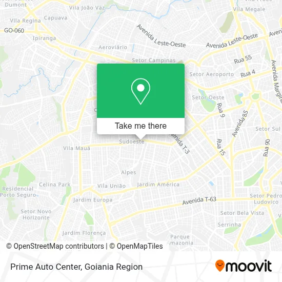 Prime Auto Center map