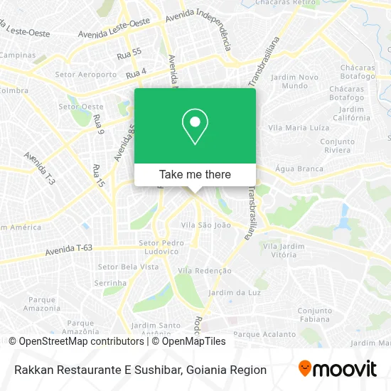 Rakkan Restaurante E Sushibar map