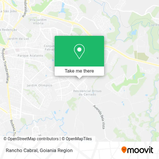 Rancho Cabral map