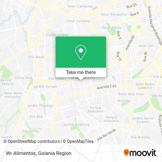 Wr Alimentos map