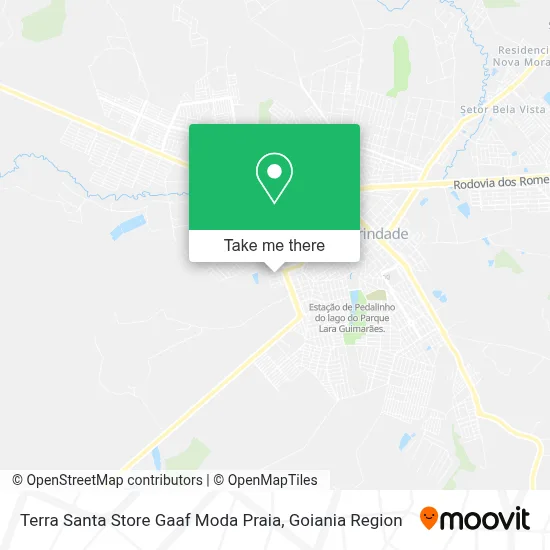 Terra Santa Store Gaaf Moda Praia map