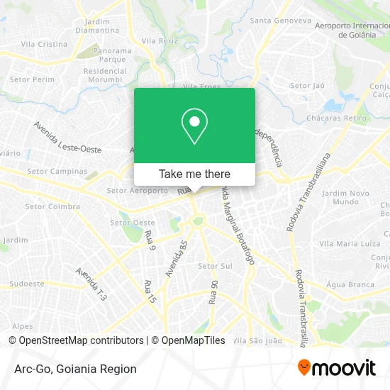 Arc-Go map
