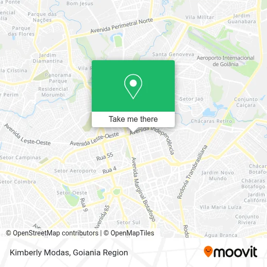 Kimberly Modas map