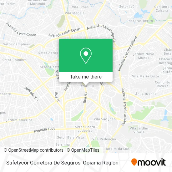 Safetycor Corretora De Seguros map