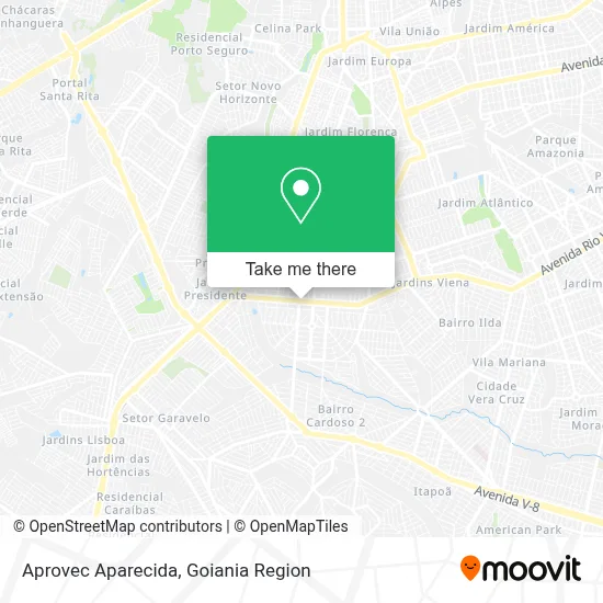 Aprovec Aparecida map