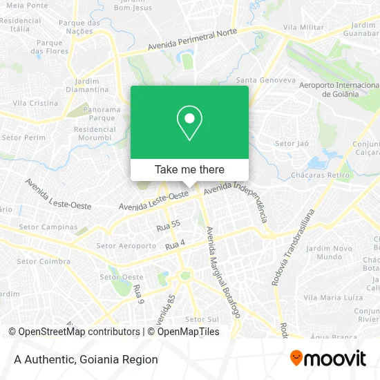 A Authentic map