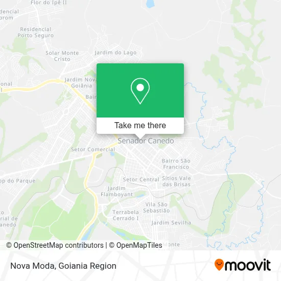 Nova Moda map