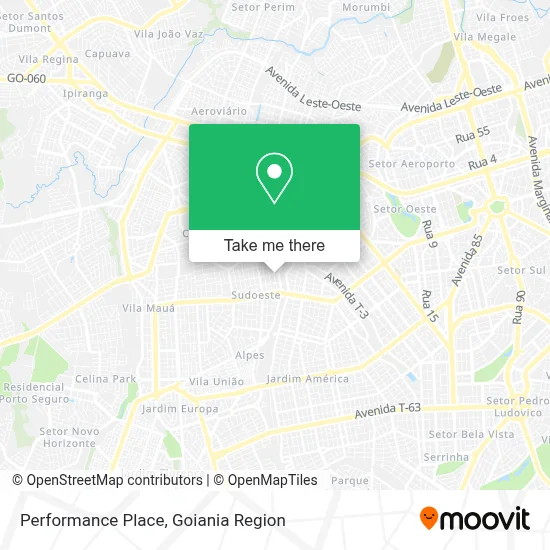 Performance Place map