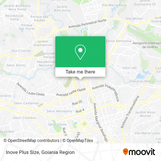 Inove Plus Size map