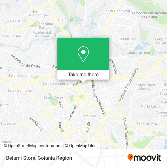 Belami Store map