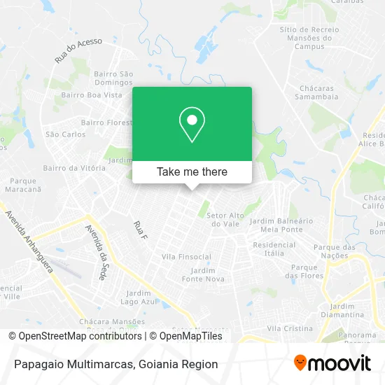 Papagaio Multimarcas map
