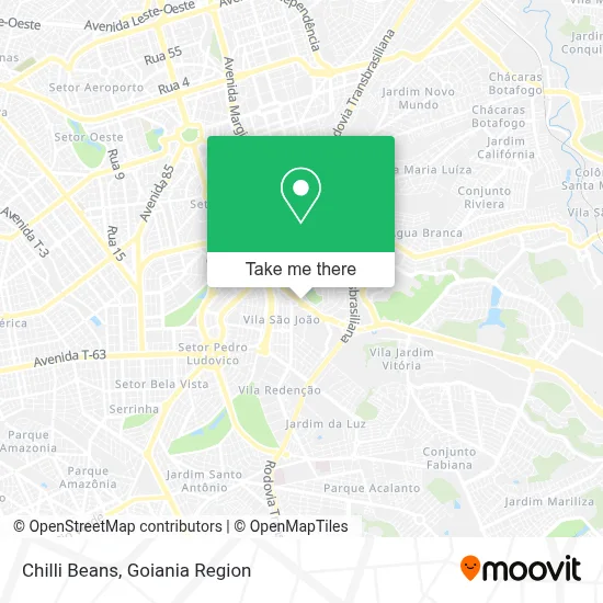 Chilli Beans map
