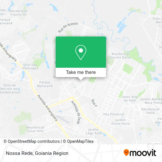 Nossa Rede map
