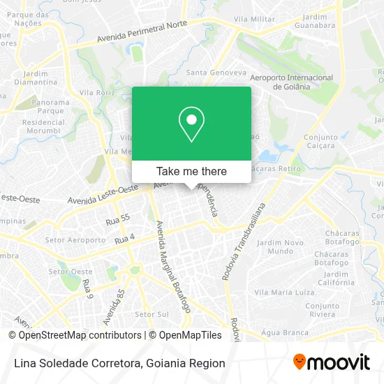 Lina Soledade Corretora map