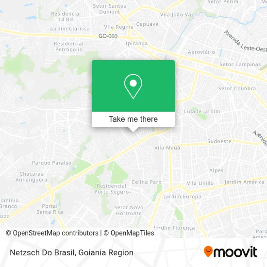 Netzsch Do Brasil map