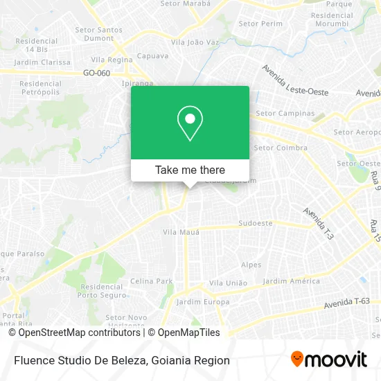 Fluence Studio De Beleza map