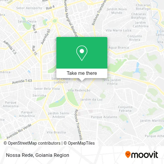 Nossa Rede map