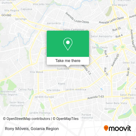 Rony Móveis map