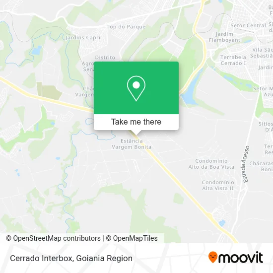 Cerrado Interbox map