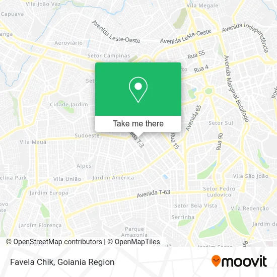 Favela Chik map