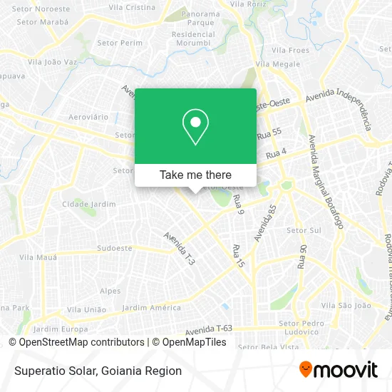 Superatio Solar map