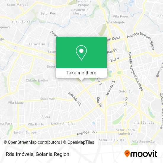 Rda Imóveis map