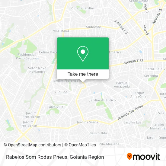 Rabelos Som Rodas Pneus map