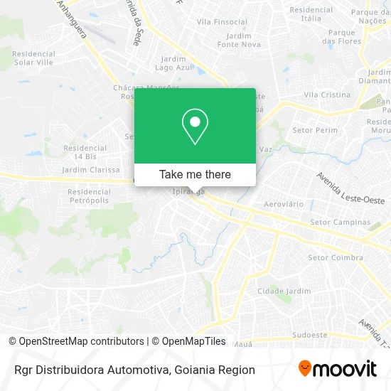 Rgr Distribuidora Automotiva map