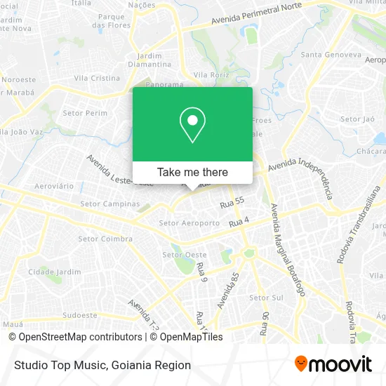 Studio Top Music map