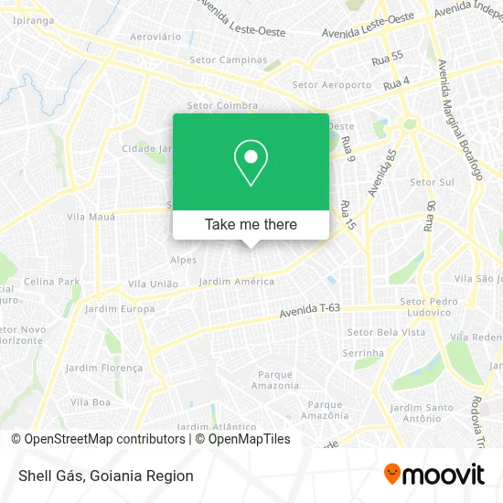 Shell Gás map