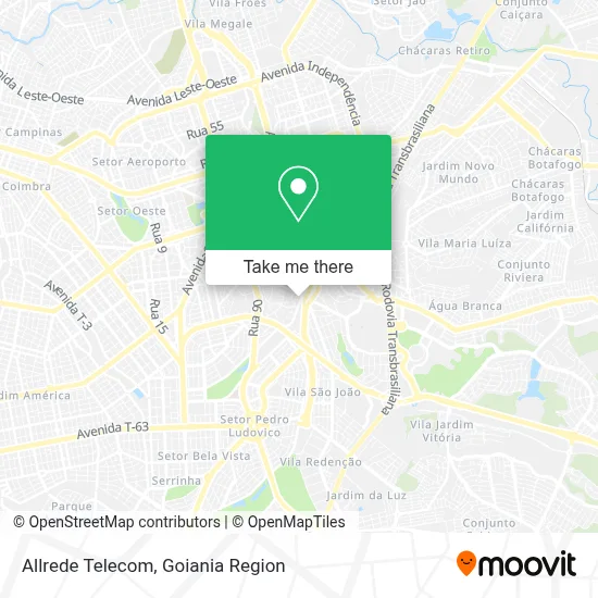 Allrede Telecom map