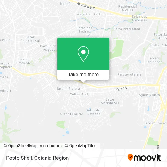 Posto Shell map