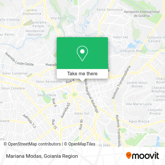 Mariana Modas map