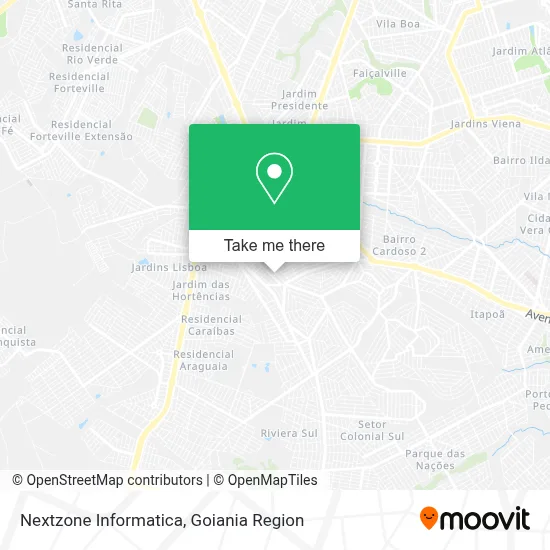 Nextzone Informatica map